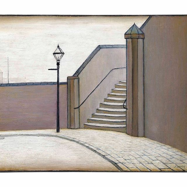 Laurence Stephen Lowry — Footbridge in Ancoats