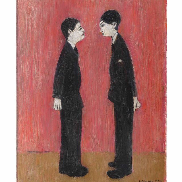Laurence Stephen Lowry — Two Men Talking