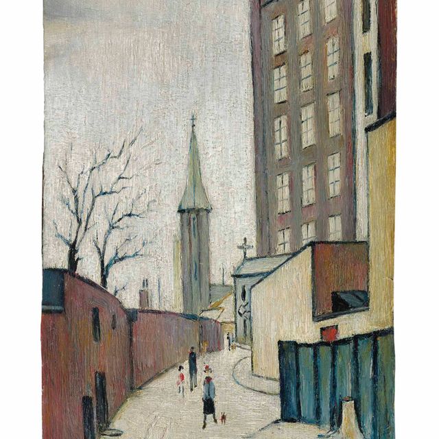 Laurence Stephen Lowry — Tuesday Morning, Pendlebury
