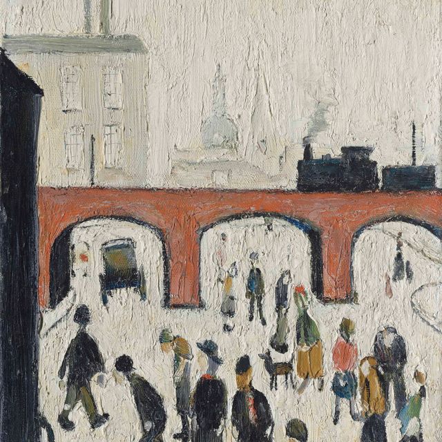 Laurence Stephen Lowry — A Street Scene