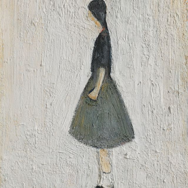 Laurence Stephen Lowry — Girl with white socks