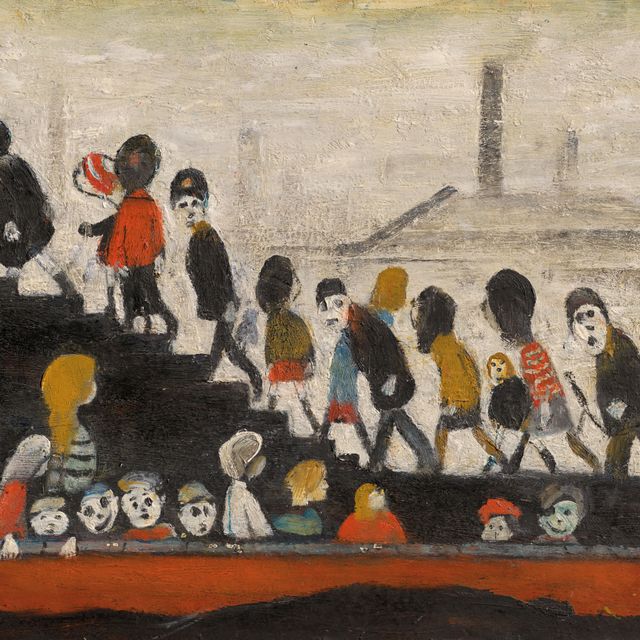 Laurence Stephen Lowry — Children Walking up Steps