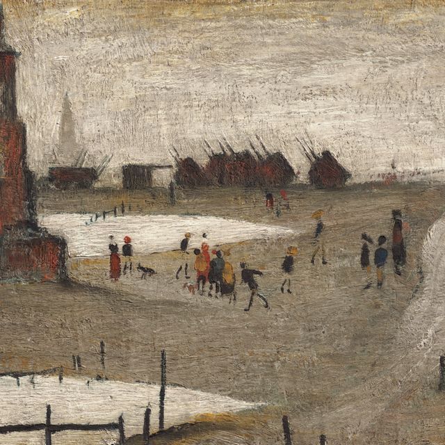 Laurence Stephen Lowry — Carts on a Wasteland