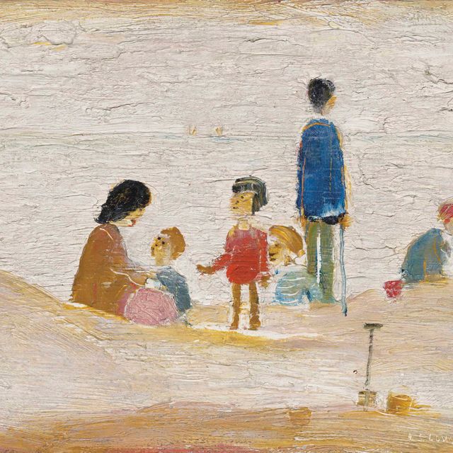 Laurence Stephen Lowry — Beach Scene