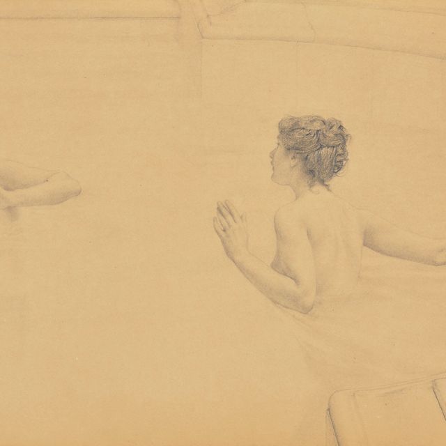 Lawrence Alma-Tadema — Плещущиеся: купальщики