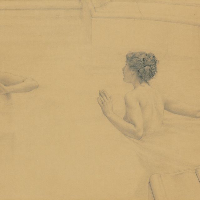 Lawrence Alma-Tadema — Плещущиеся: купальщики