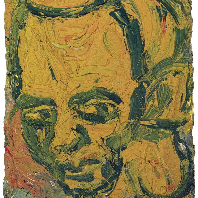 Leon Kossoff — Автопортрет № 4