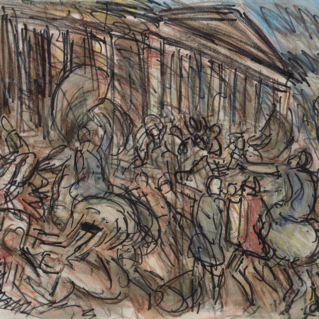 Leon Kossoff — У Пуссена: Разрушение и разграбление Иерусалимского храма