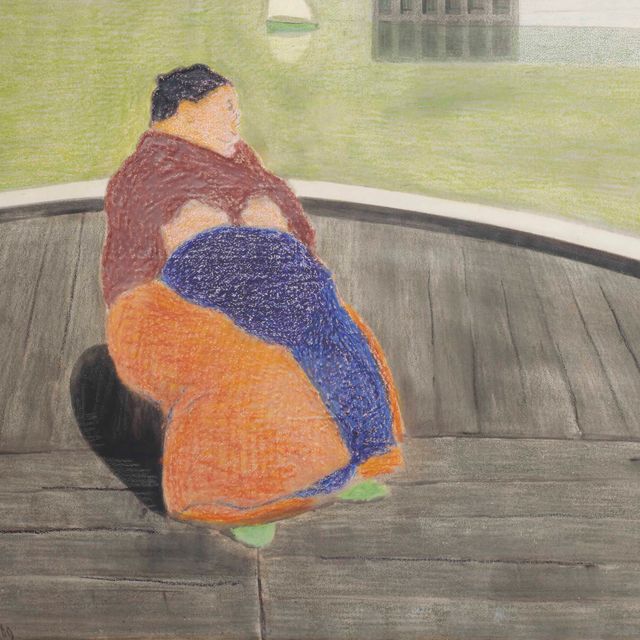Leon Spilliaert — Рыбачка на причале