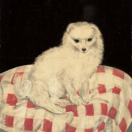 Léonard Tsuguharu Foujita — Вино ассис из красного и белого мяса куссен