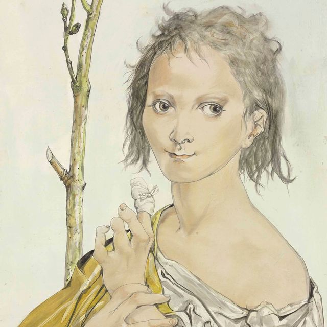 Léonard Tsuguharu Foujita — Молодая девушка с большой буквы.