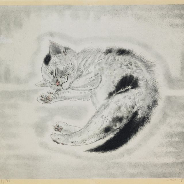Léonard Tsuguharu Foujita — Les Chats : одна тарелка