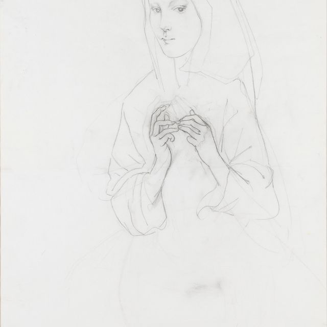 Léonard Tsuguharu Foujita — Этюд о Девственнице (Этюд о Девственнице)