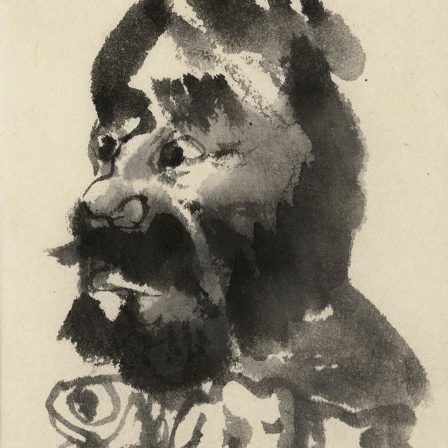 Léonard Tsuguharu Foujita — Карикатура на пуассона