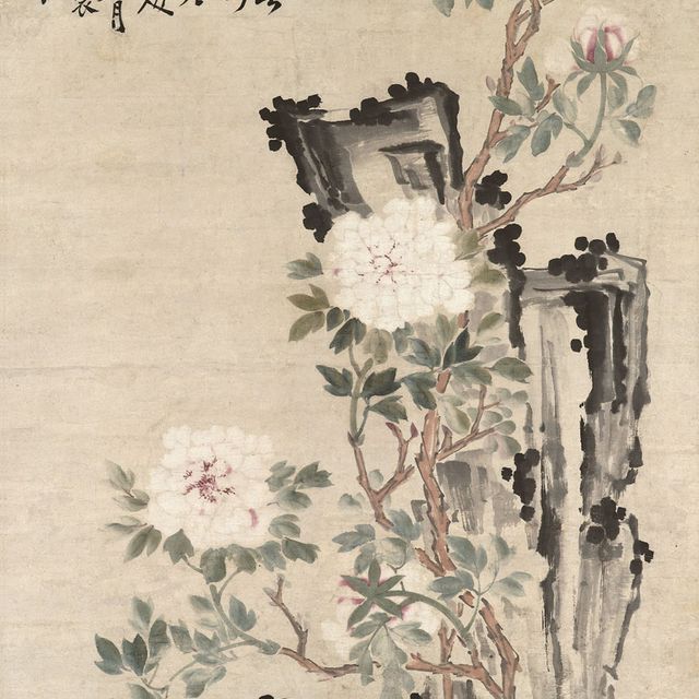 Li Shan — Пионы и камни