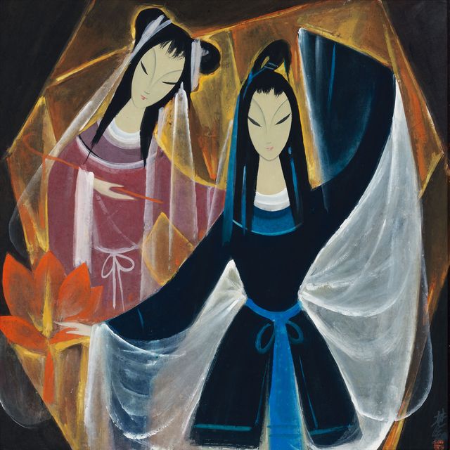 Lin Fengmian — Оперные персонажи из "Волшебного фонаря лотоса"