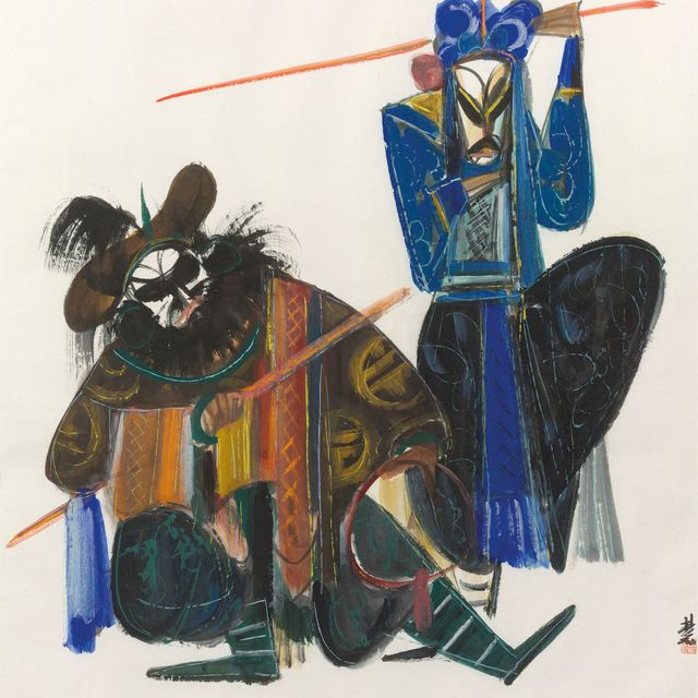 Lin Fengmian — Оперные персонажи - Король обезьян и Демон-Бык