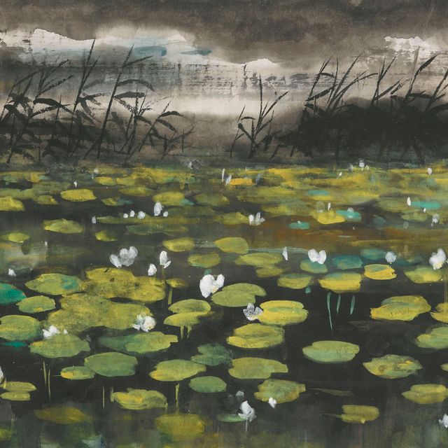 Lin Fengmian — Пруд с лотосами