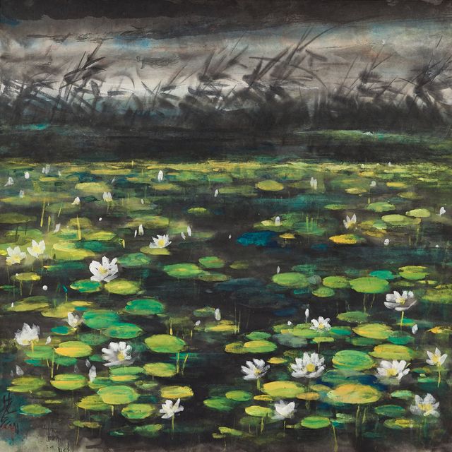 Lin Fengmian — Пруд с лотосами