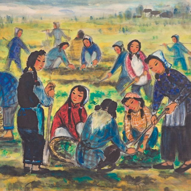 Lin Fengmian — Девушки с фермы