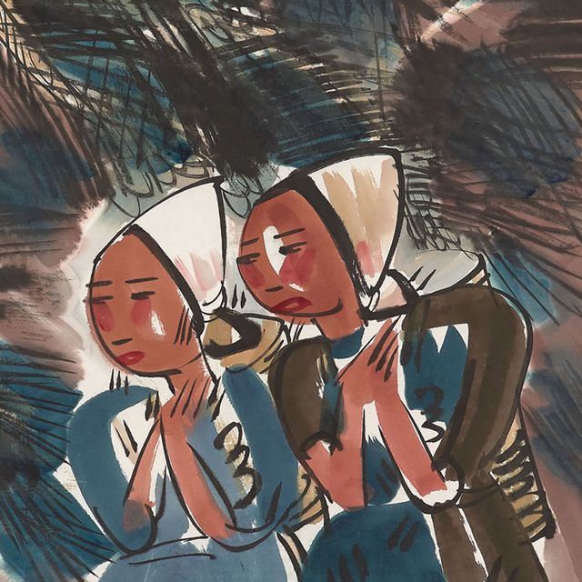 Lin Fengmian — Деревенские жители
