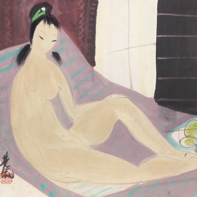 Lin Fengmian — Обнаженный