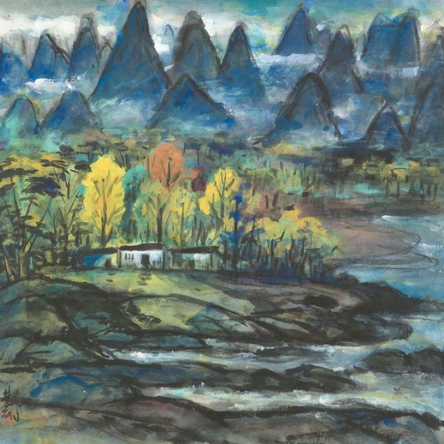 Lin Fengmian — Осень, живущая у моря