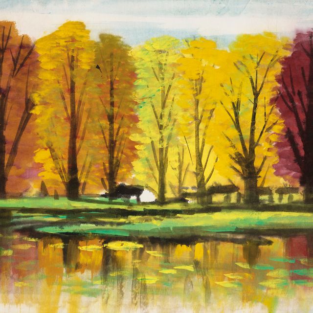 Lin Fengmian — Осенний лес