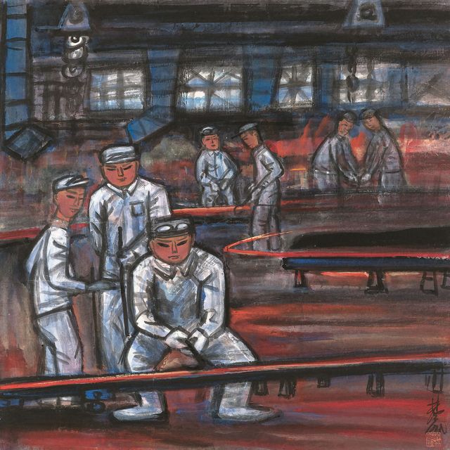 Lin Fengmian — Рабочие