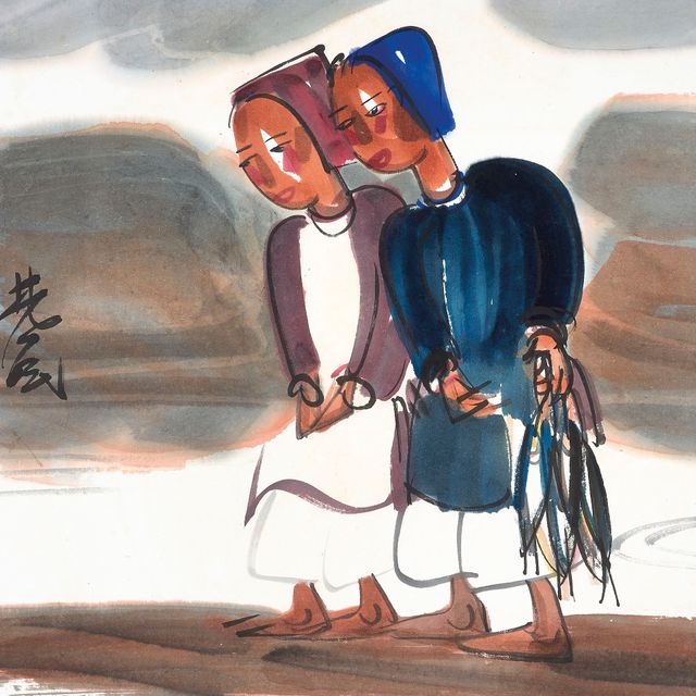 Lin Fengmian — Дамы-рыбачки