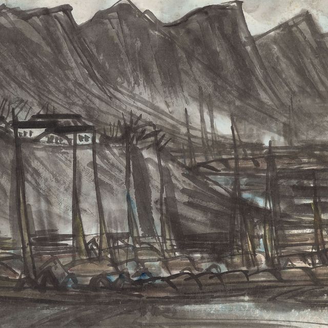 Lin Fengmian — Рыболовный порт