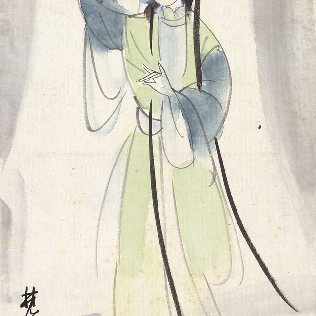 Lin Fengmian — Танцующая леди