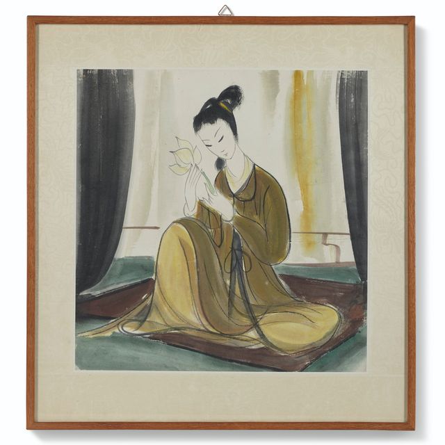 Lin Fengmian — ДАМА КОРОЛЕВСКОГО ДВОРА