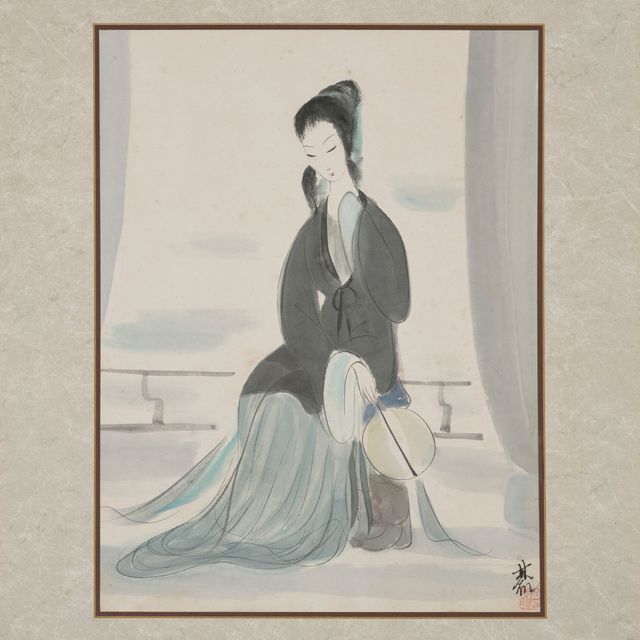 Lin Fengmian — МОЛОДАЯ ЖЕНЩИНА