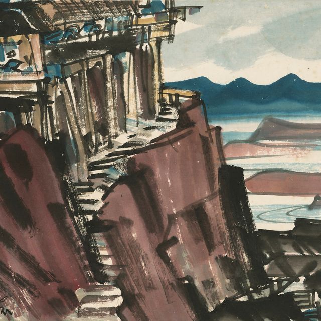 Lin Fengmian — Прибрежная деревня