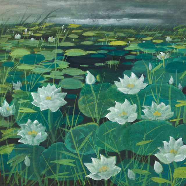 Lin Fengmian — Пруд с лотосами