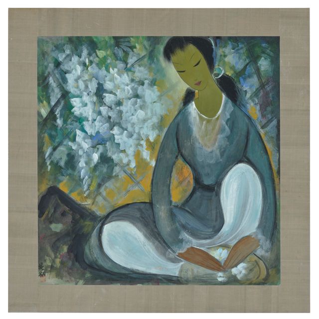 Lin Fengmian — Женская помощь в поисках цветов