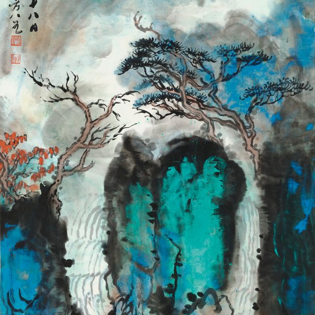 Liu Haisu — Водопад на горе Хуан