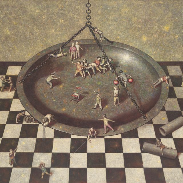 Liu Wei — Серия шашек- Орлы и птенцы