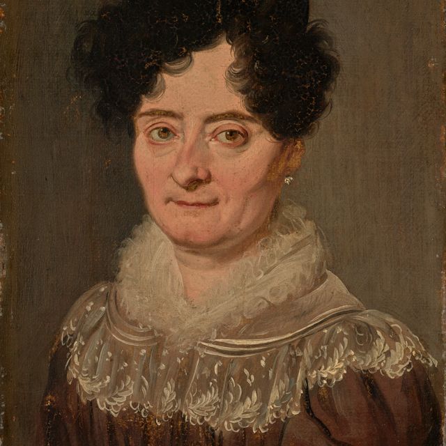 Louis Leopold Boilly — Портрет юной женщины в брюнеточном одеянии и с блестками