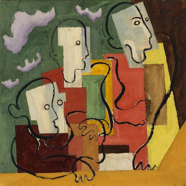 Louis Marcoussis — Трое персонажей