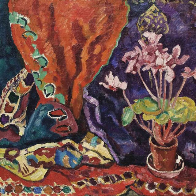 Louis Valtat — Горшки с цикламенами в горшочках