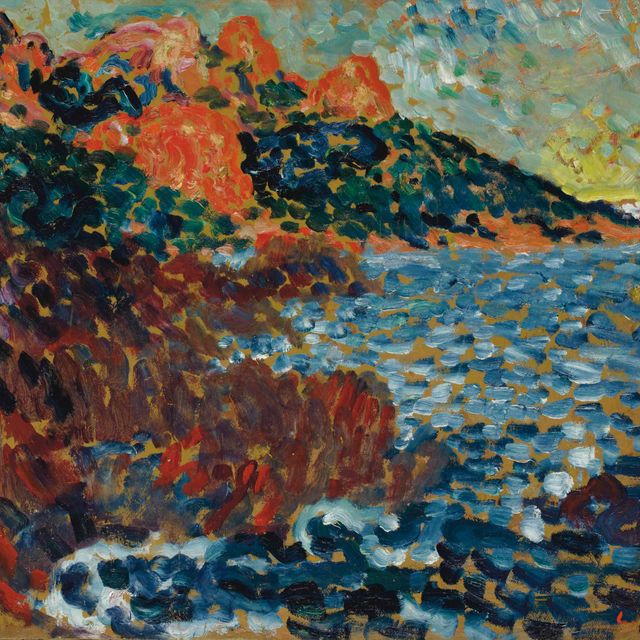 Louis Valtat — Берег моря в рошерском румянце