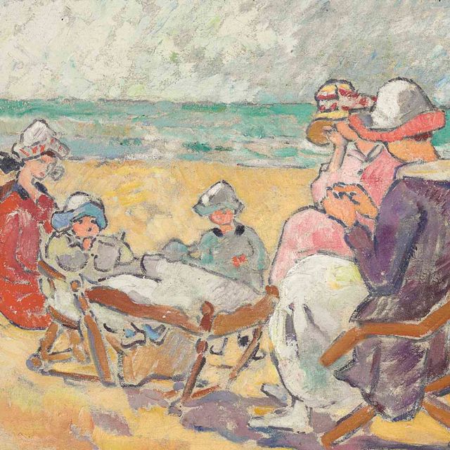 Louis Valtat — Женщины и сыновья на пляже