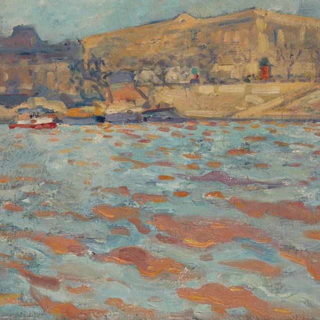 Louis Valtat — Набережная Сены рядом с Лувром