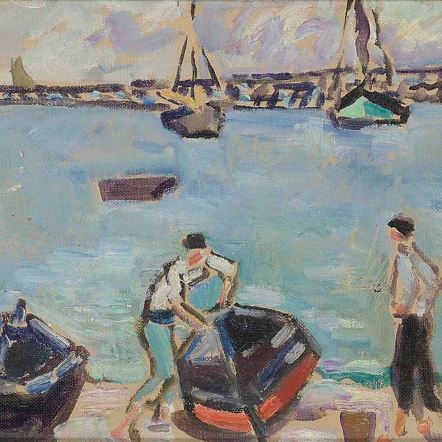 Louis Valtat — Барки в порту