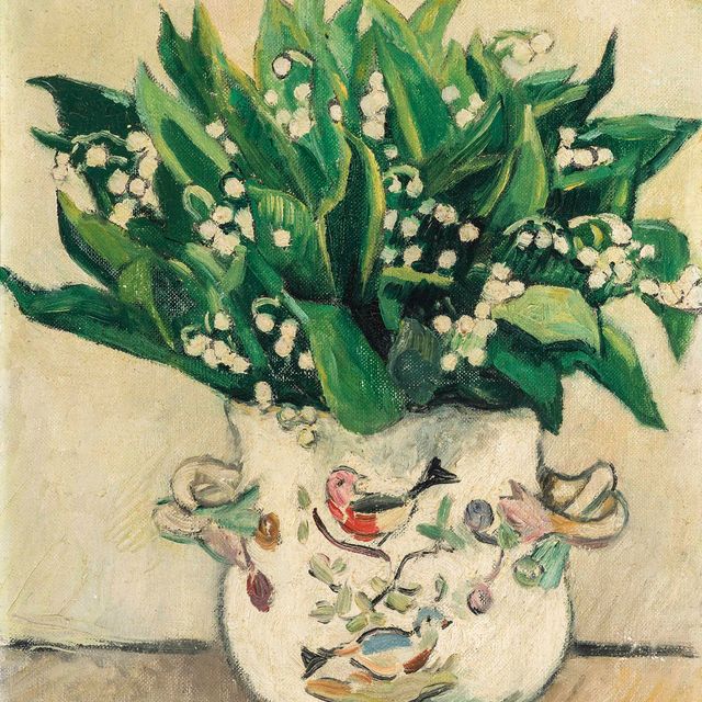 Louis Valtat — Букет из мугуэ, ваза для цветов