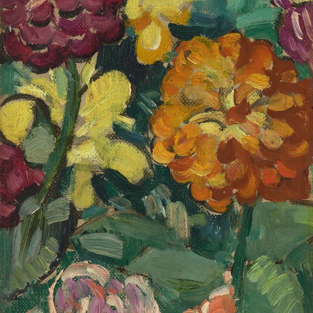 Louis Valtat — Циннии (Панно из цветов)