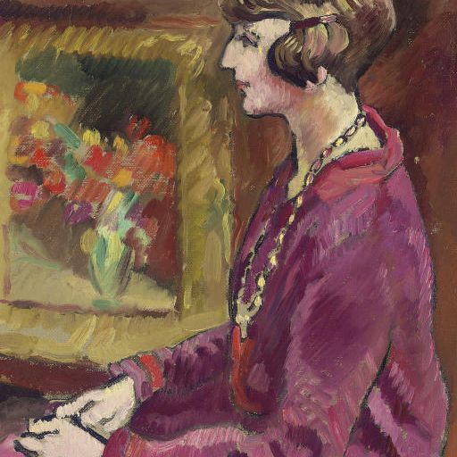 Louis Valtat — Женщина в колье (портрет Зетт Дюпон)