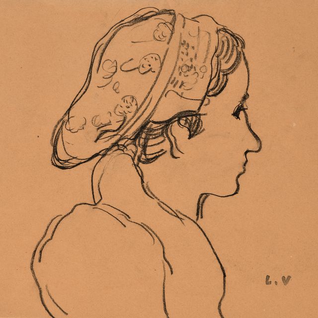Louis Valtat — (i) Молодая женщина с профилем в шляпке (ii) Охотники